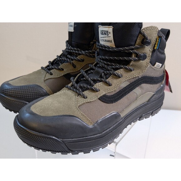 VANS UltraRange EXO Hi MTE-2 Shoe Dark Olive Green Waterproof Hiking Boots Sz 9 - Picture 4 of 11